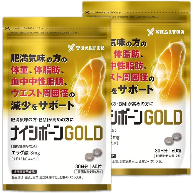 나이시본 골드 60정 2팩세트 방풍통성산 뱃살빼기 서프리먼트 60일분, 2개 - 쿠팡