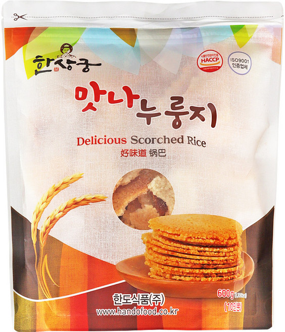 푸드올마켓_ 한도 맛나누룽지 600g, 1개