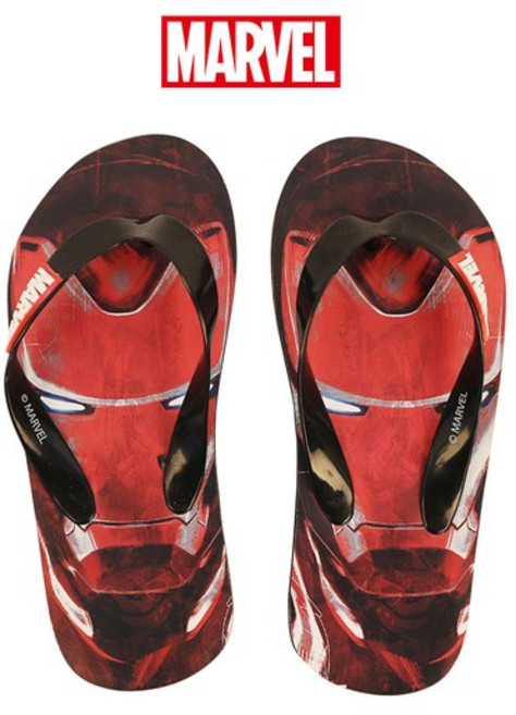 마블 아이언맨 쪼리 슬리퍼 빅사이즈 315 비치샌들 아쿠아슈즈