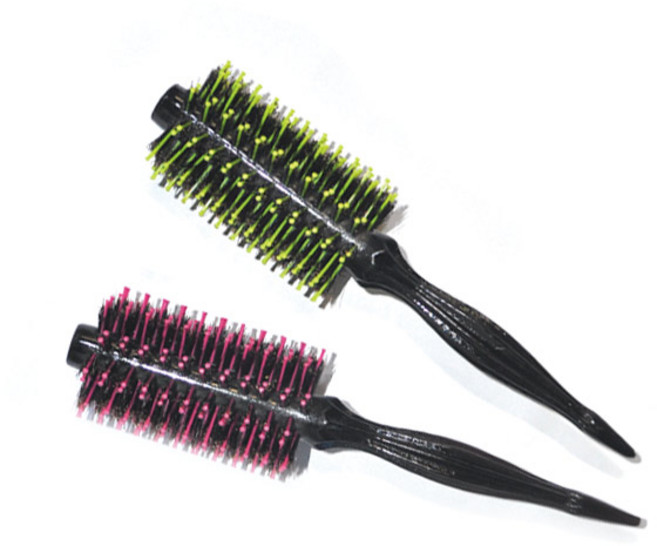 코겐 돈모 미니 헤어롤 브러쉬 중 (여행용 휴대용 앞머리) 핑크 그린, 1개, 코겐 돈모 미니브러쉬(핑크)