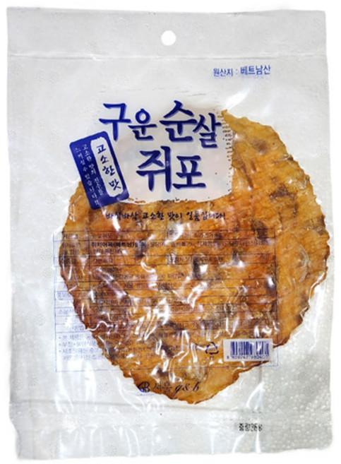 (무)구운 순살쥐포36gX10개, 10개