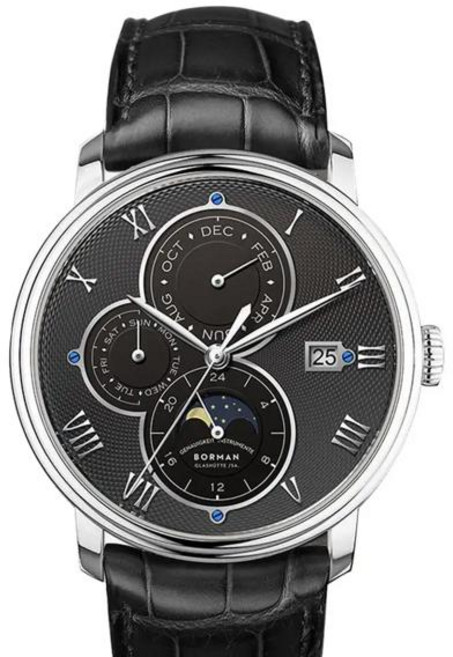 호환 BORMANBM14008 시계 신제품 41 럭셔리 남성용 오토매틱 식 남성 시계 사파이어 방수 다기능 문페이즈, [08] Item 2