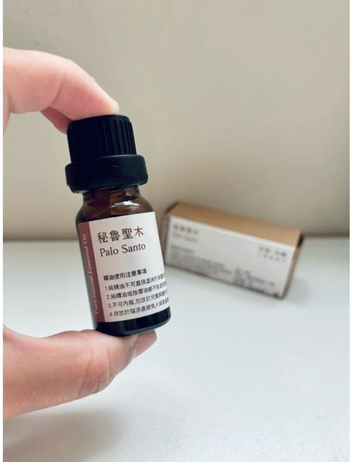 秘魯聖木精油 Palo Santo 單方精油 10ml 薰香用油, 1個, 10ml 聖木精油