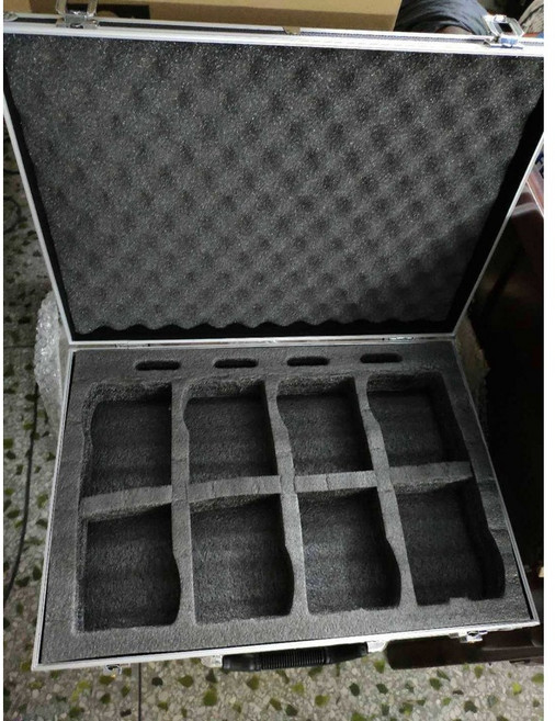 무선마이크케이스 공연 파우치 하드쉘 마이크가방 케이스 무선마이크 여행, 8구 웨이스트 블랙박스