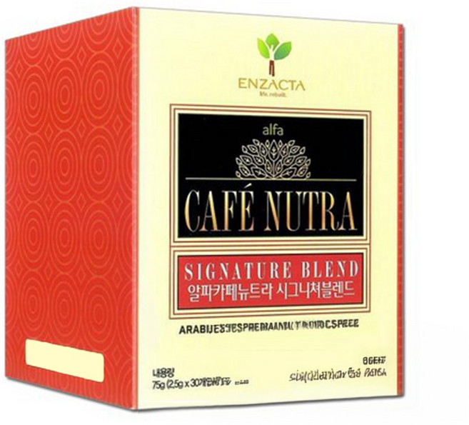 엔잭타 알파 카페 뉴트라 시그니처 블랜드 커피, 75g, 30개입, 1개, 75g