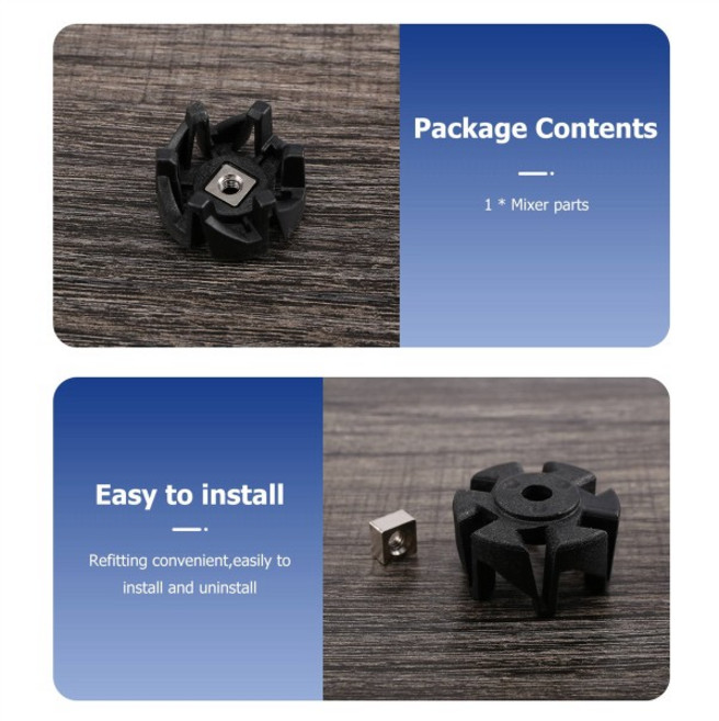 호환 플라스틱 샤프트 블레이드 풋 시트 믹서기용 부품 HR2003 용 1 PC