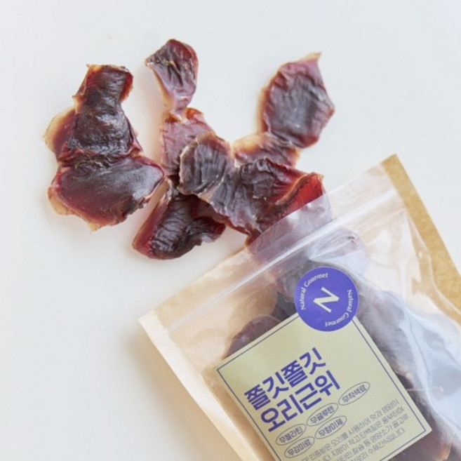 강아지 네추럴고메 애견 수제 간식, 1개, 50g, 오리근위