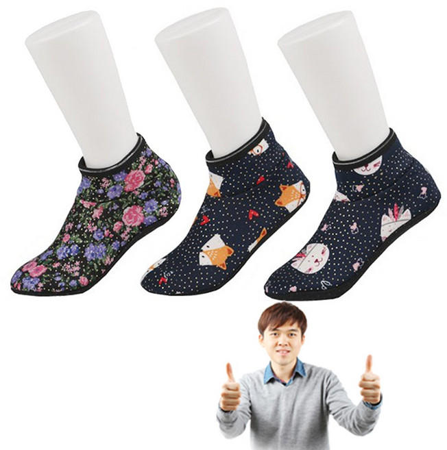 요술버선 발열덧신 발열 양말 덧버선 3켤레
