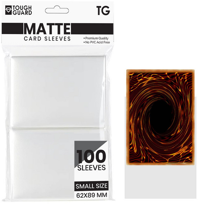 터프가드 TOUGH GUARD 유희왕 뱅가드 카드 TG프로텍터 62x89mm 1중 100매, 화이트, 1개
