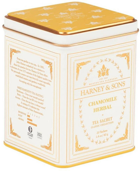 하니앤손스 카모마일 허브 화이트티 티백, 40g, 1개, 20개입