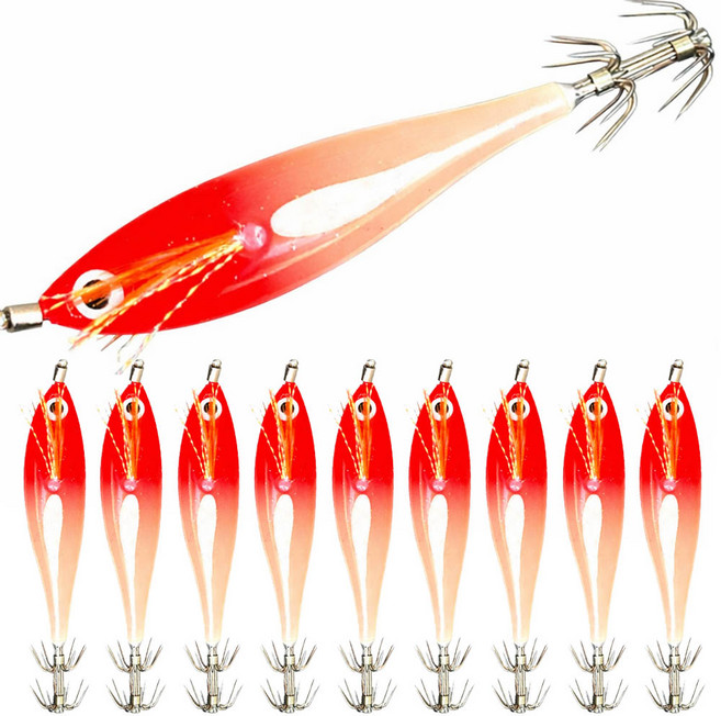 텐신 루마 에기 75mm (10개 SET), 10개, 6g, 02_누드고추장