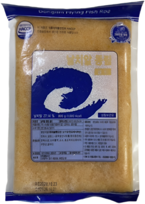 원픽푸드 동림 날치알 골드 800g 10개 HACCP, 1세트, 10개입