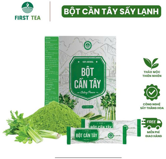퍼스트티 냉건조 셀러리 분말 체중 감량 몸매 관리 피부 미용 해독 효과, 1개, 50g