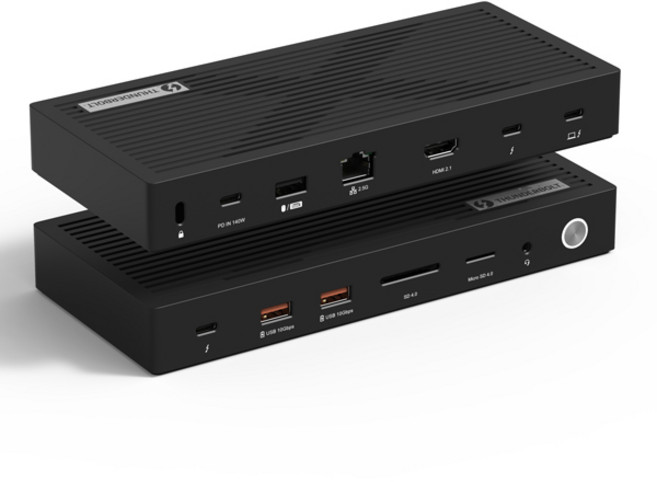 베이직기어 인텔인증 썬더볼트4독 140W USB4 맥북 노트북 도킹스테이션, 썬더볼트독(충전기 미포함), 1개