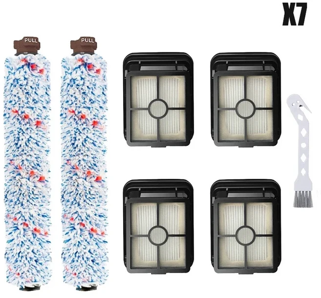 Bissell 크로스웨이브 1713 펫 프로 2224E 무선 2582E 시리즈 1866 1934 1926 모터 필터 메인 브러시 롤 바, 09 7pcs