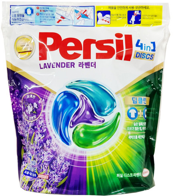 퍼실 디스크 캡슐세제 라벤더, 38개입, 1개