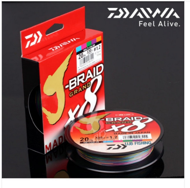 다이와 정품 / J-브레이드 8합사 150m 300m J-BRAID X 8, 1개, 멀티