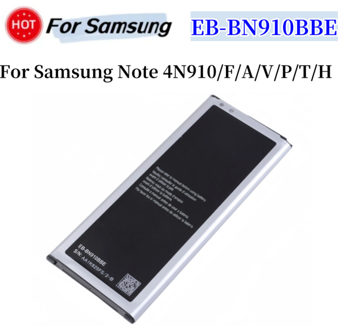 호환 삼성 갤럭시 노트 4 Note4 SM N910 EB-BN910BBE 3220mAh 용 교체 배터리