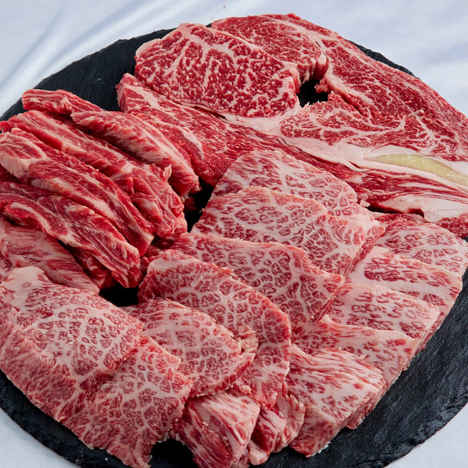 사랑담은한우 ++1 투쁠 한우 소고기 골라담기 투뿔 등심 본 갈비살 채끝살 제비추리, 꽃등심[구이용] (100g당 18333원), 1개, 150g