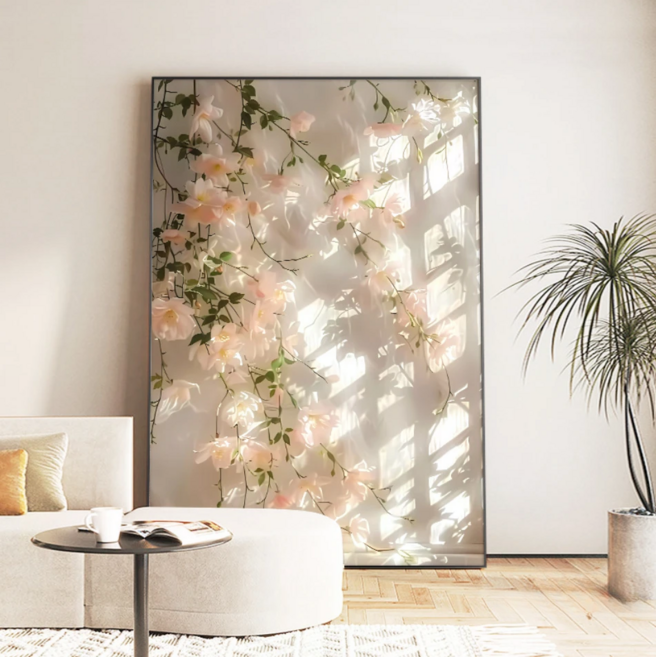 아르테리에 초고화질 고급 인테리어 그림액자 대형 거실 그림, 이브닝 글로우(블랙)