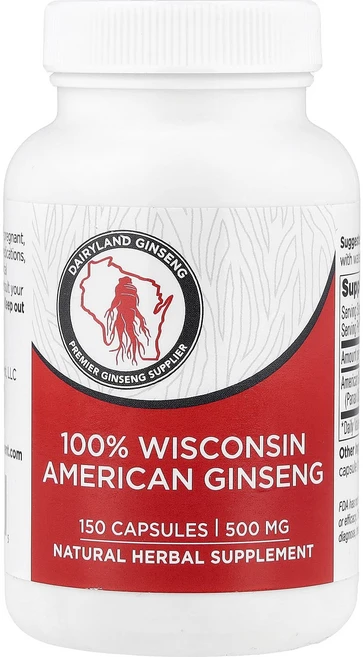 새해 첫좋은선물 Dairyland Ginseng 100% 위스콘신산 인삼 500mg 캡슐 150정 제대로 할인합니다, DairylandGinseng100위스콘신산인삼500m, 1 - 쿠팡