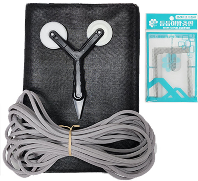 틈틈이 셀프 미세망 세트 1개 벌레차단 방충판 1개 방충망, 1세트