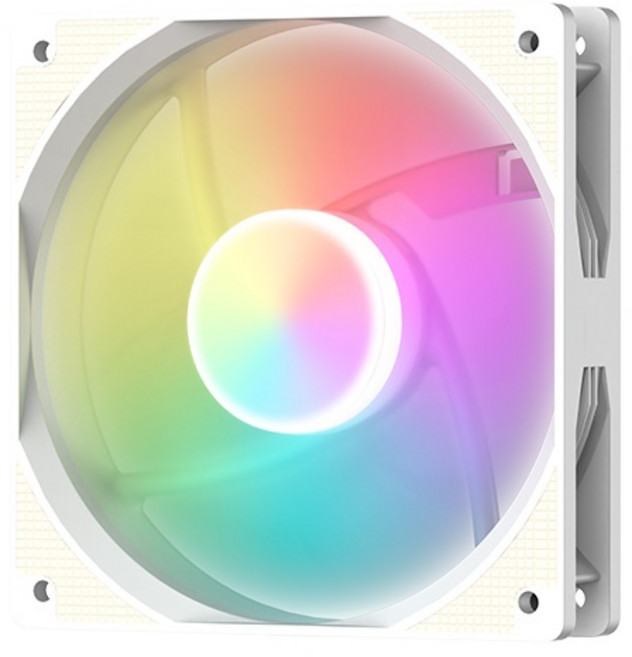 [BRAVOTEC] X120 ARGB [시스템쿨러/120mm] [화이트], 1개, 화이트