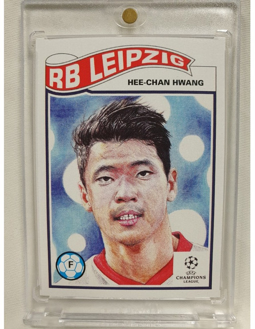 2020 TOPPS LIVING SET 탑스 리빙 세트 황희찬 RB 라이프치히 챔피언스리그 유럽 축구 카드, 1개