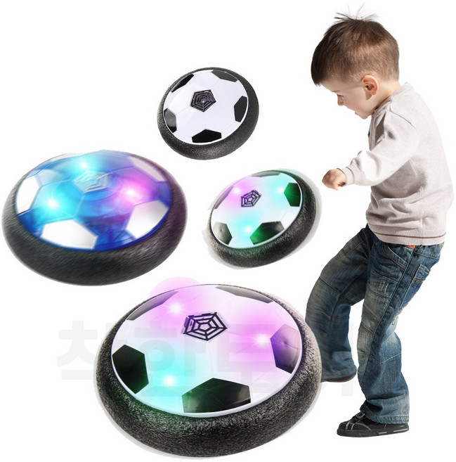 슈팅 에어 사커 실내 축구공 led 사운드장착, 1개, 랜덤