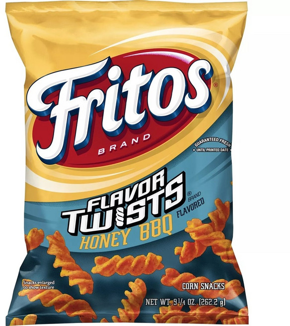 프리토스 허니 바베큐 트위스트 262.2g Fritos Honey BBQ Twists, 1개
