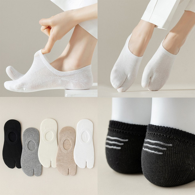 [5켤레] 타비 족발 덧신 일본 쪼리 페이크 양말 삭스 에어리프트 마르지엘라