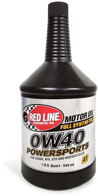 RED LINE 全合成機油 卓越引擎保護和潤滑, 1個, POWERSPORTS 0W40