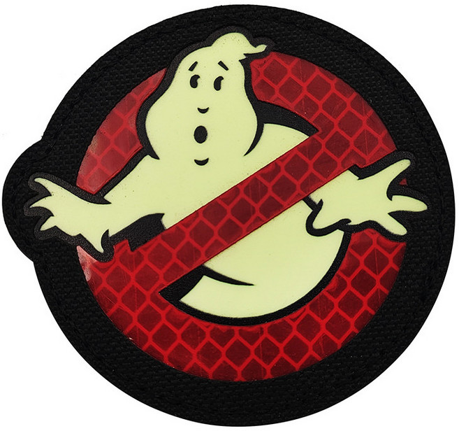 고스트버스터즈 야광 벨크로 와펜 패치
