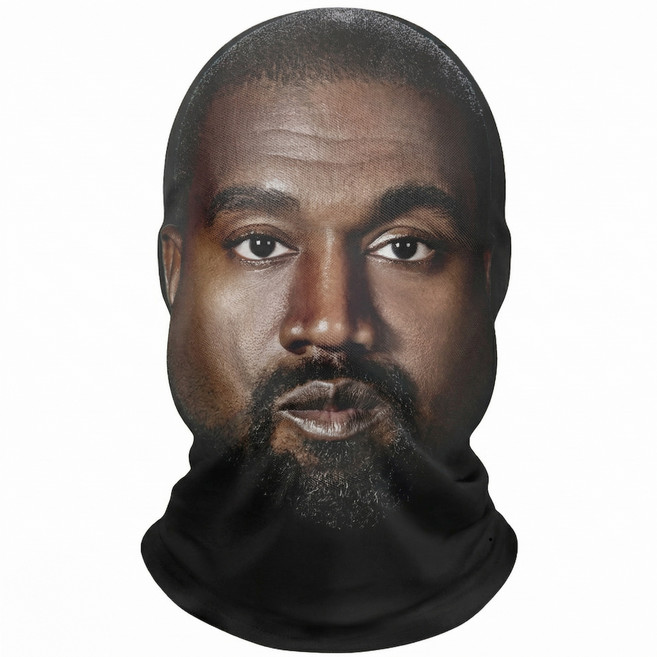 재린 병맛 킹받음 칸예 마스크 호날두 일로머스크 윌스미스 할로윈 병맛 얼굴 가리개 쓸데없는 웃긴 선물 쓸없선, 1개