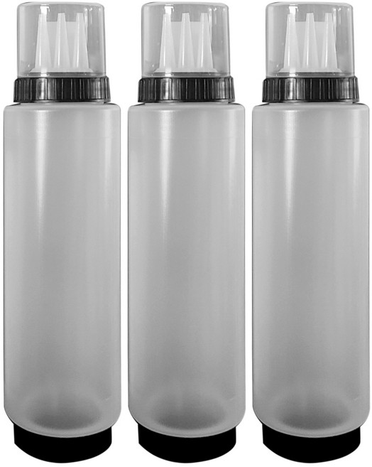 미앤미 잘라쓰는 3구 실리콘노즐 소스통 710mL 3개