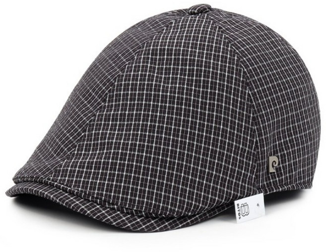 피에르가르뎅 비토스 타탄체크 헌팅캡