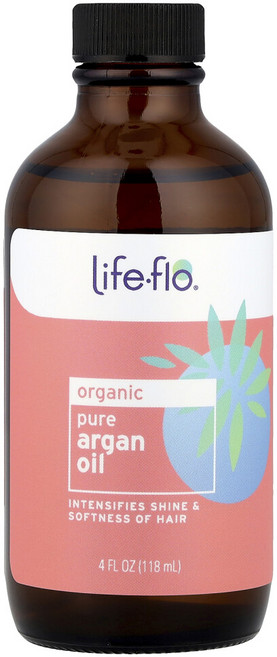 Life-flo (라이프 플로 헬스) 유기농 퓨어 아르간오일 118ml(4oz), 118ml, 1개