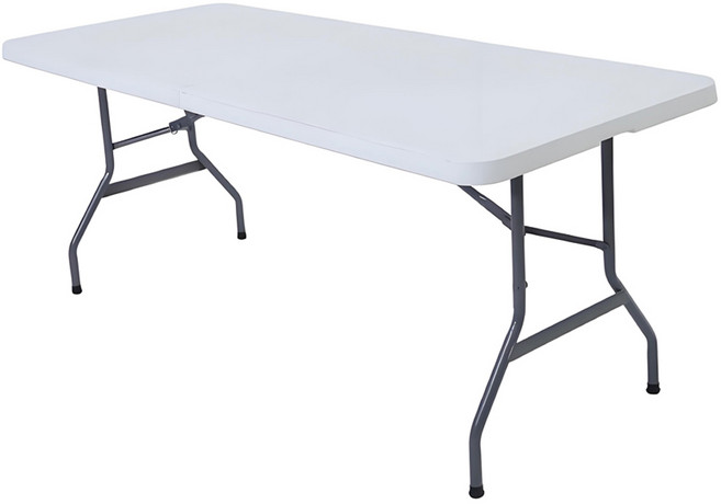 MANTU 다용도 휴대용 경량 접이식 테이블, 화이트