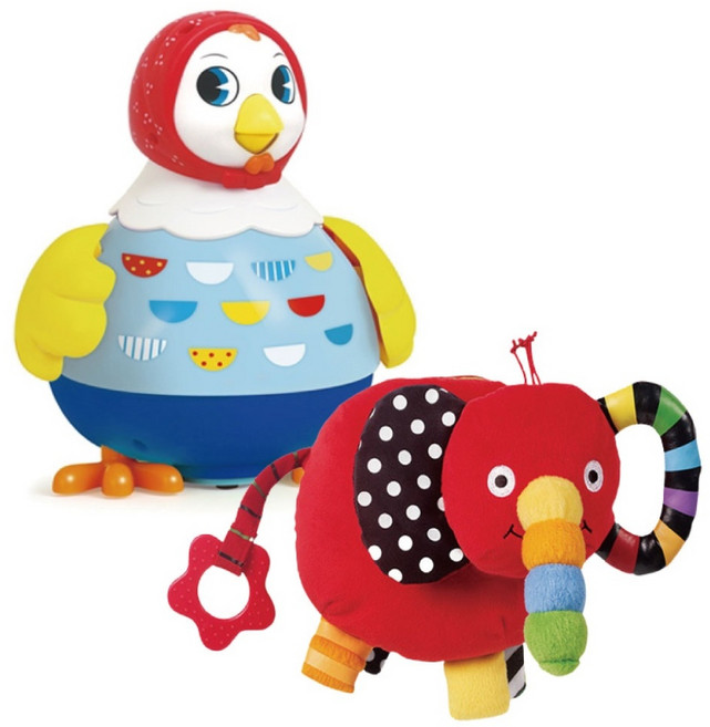 블루래빗 IQ BABY 꼬꼬맘 장난감+안녕 내친구 코끼리 코야 헝겊책 터미타임, 단품, 1개