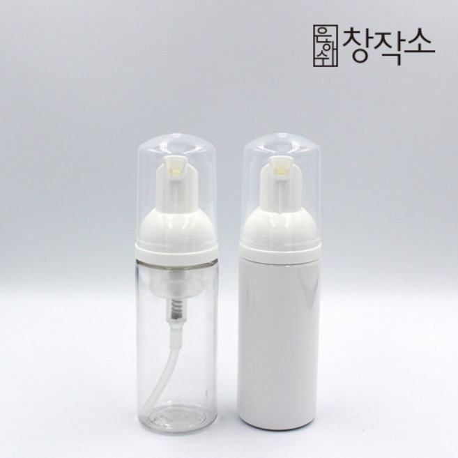 버블용기 거픔용기 50ml거품용기 50ml버블용기 화장품용기 화장품공병 핸드워시용기 폼클렌징용기, 백색, 1개