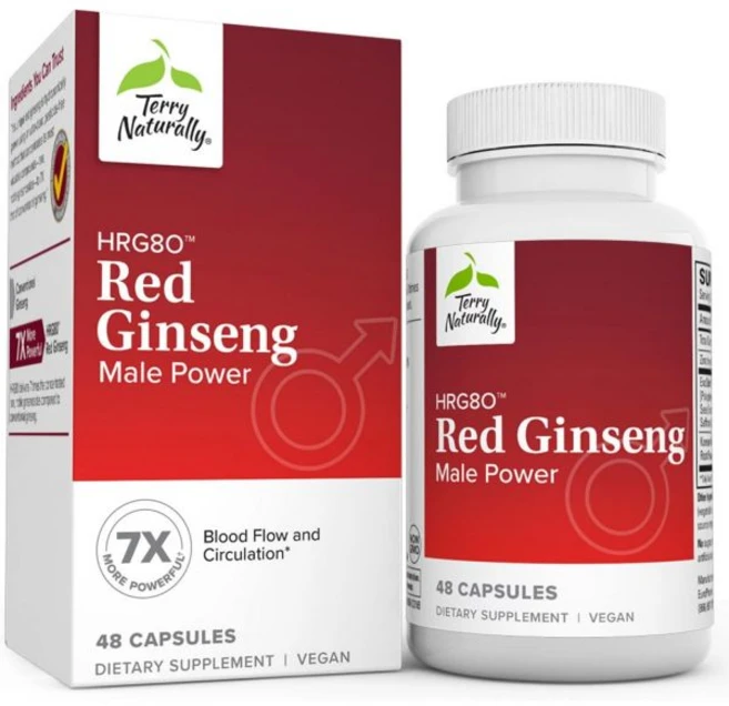 진생 홍삼 인삼 테리 내추럴 HRG80 남성 파워 혈액 순환 지구력 아연이 함유된 에너지 방 48 캡슐, 48정, 1개 - 쿠팡