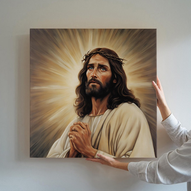 성경액자 말씀 묵상 종교 교회인테리어액자 캔버스 그림액자 시리즈 9종 03 교회액자 성경말씀액자 캘리그라피 요한복음 시편 이사야, 18.구원의은총