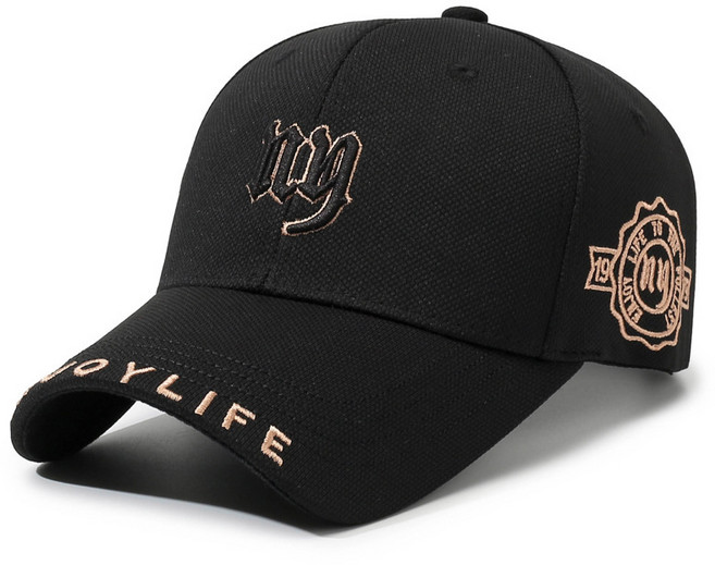 2026 프레쉬윈드 NY&JA 조이풀 헤리티지 프리미엄 골프 러닝 야구모자, 블랙, 1개