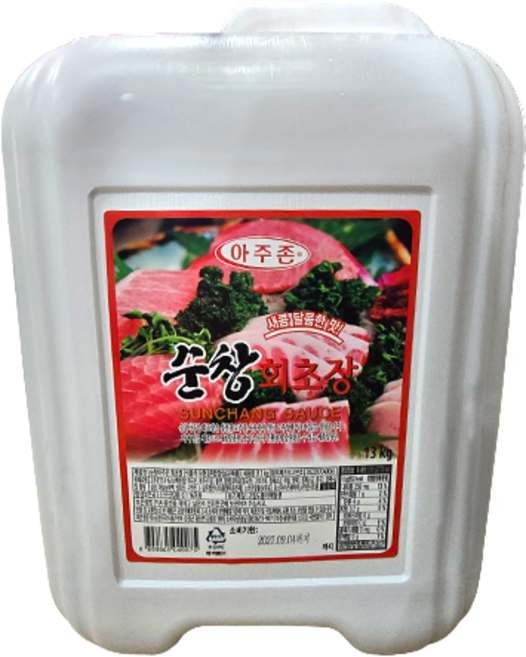 아주존 순창우리식품 대용량 업소용 회초장, 1개, 13kg