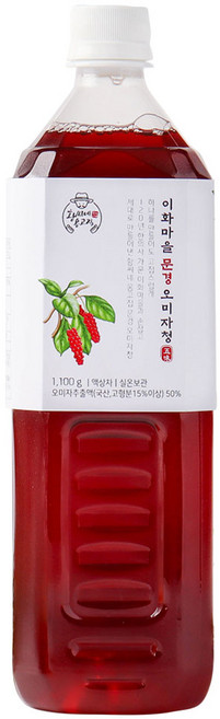 황씨네옹고집 이화마을 문경 오미자청 원액 엑기스 1100ml, 1개, 2개입, 1.1kg