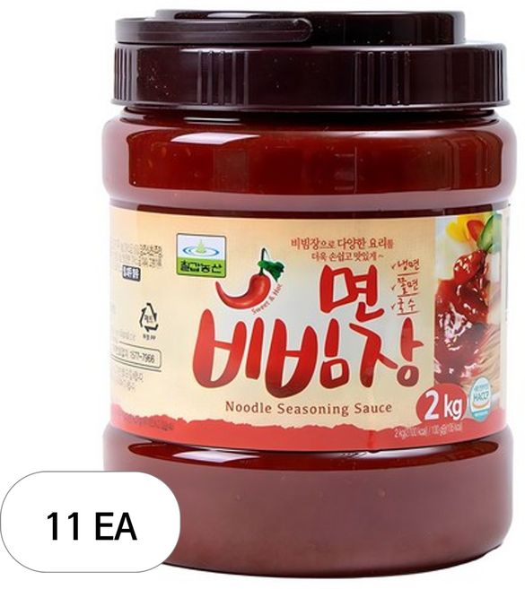 칠갑농산 면비빔장, 2kg, 11개