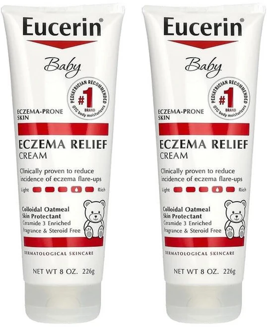 Eucerin 유세린 베이비 에크즈마 릴리프 크림 226g x2팩 - 쿠팡