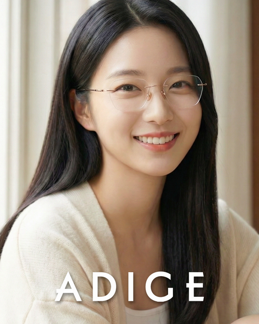 Rexin 렉신 (rose gold) YU1002 무테 티타늄 여자 안경 안경테