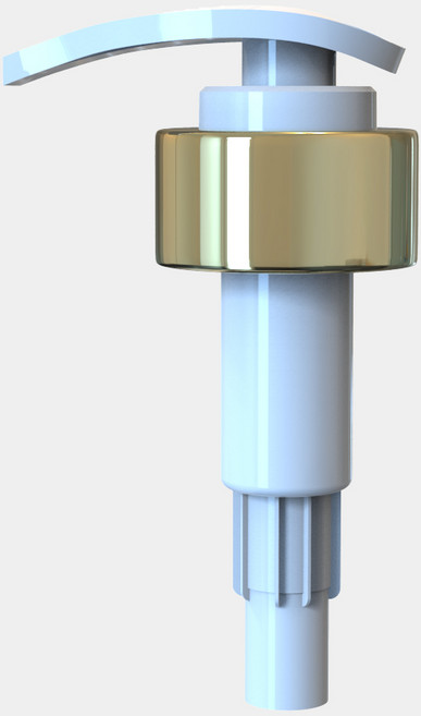 홈스토킹 32파이 화이트 골드 메탈 금속 샴푸펌프, 화이트 골드 8.5cm, 1개