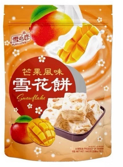 대만 유키앤러브 설화병 망고맛 144g, 1개